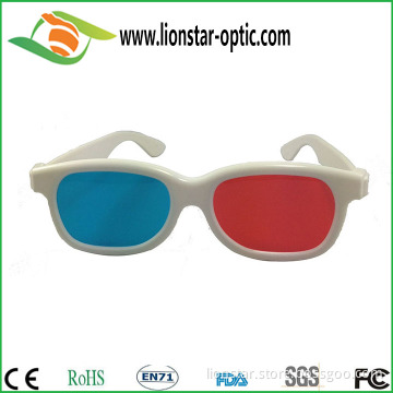 Wholesale plastic red cyan 3d glasses
